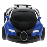 Maxbell Automatic One Step Transform Robot Sport Car Toy for Kids Gift Blue Black