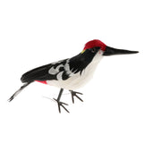 Maxbell Simulation Artificial Feathered Woodpecker Bird Model Toy Garden Decor A