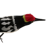 Maxbell Simulation Artificial Feathered Woodpecker Bird Model Toy Garden Decor A