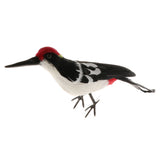 Maxbell Simulation Artificial Feathered Woodpecker Bird Model Toy Garden Decor A