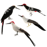 Maxbell Simulation Artificial Feathered Woodpecker Bird Model Toy Garden Decor A
