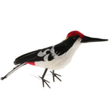 Maxbell Simulation Artificial Feathered Woodpecker Bird Model Toy Garden Decor A
