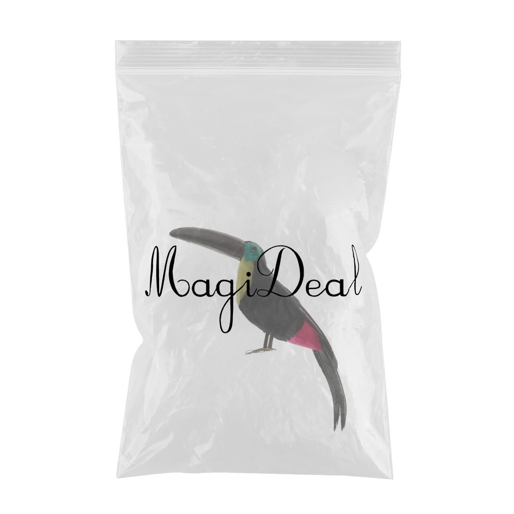 Maxbell Lifelike Simulation Animals Model Figurine Kids Toy Home Decoration Toucan E