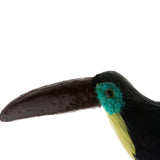 Maxbell Lifelike Simulation Animals Model Figurine Kids Toy Home Decoration Toucan E