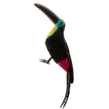 Maxbell Lifelike Simulation Animals Model Figurine Kids Toy Home Decoration Toucan E