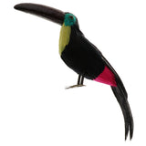 Maxbell Lifelike Simulation Animals Model Figurine Kids Toy Home Decoration Toucan E