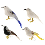 Maxbell Simulation Artificial Feather Bird Animal Model Home Decor Collectibles B