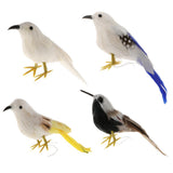 Maxbell Simulation Artificial Feather Bird Animal Model Home Decor Collectibles B