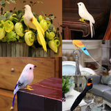 Maxbell Simulation Artificial Feather Bird Animal Model Home Decor Collectibles B