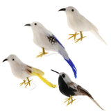Maxbell Simulation Artificial Feather Bird Animal Model Home Decor Collectibles B