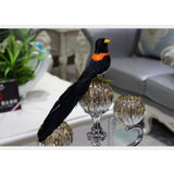 Maxbell Simulation Artificial Feather Bird Animal Model Home Decor Collectibles A