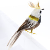 Maxbell Simulation Artificial Feather Bird Animal Model Home Decor Collectibles E