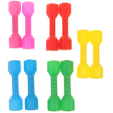 Maxbell 1 Pair Plastic Lightweight Dumbbell Outdoor Fitness Exercise Kids Toy Red