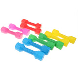 Maxbell 1 Pair Plastic Lightweight Dumbbell Outdoor Fitness Exercise Kids Toy Red