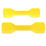 Maxbell 1 Pair Plastic Lightweight Dumbbell Outdoor Fitness Exercise Kids Toy Yellow