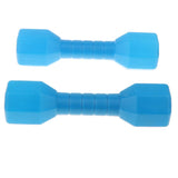 Maxbell 1 Pair Plastic Lightweight Dumbbell Outdoor Fitness Exercise Kids Toy Blue