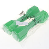 Maxbell 1 Pair Plastic Lightweight Dumbbell Outdoor Fitness Exercise Kids Toy Green