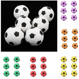 Maxbell 6 Pieces 2.4'' Mini EVA Football Sports Balls Kids Indoor Outdoor Toy White