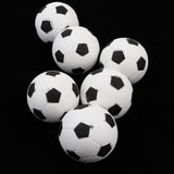 Maxbell 6 Pieces 2.4'' Mini EVA Football Sports Balls Kids Indoor Outdoor Toy White