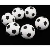 Maxbell 6 Pieces 2.4'' Mini EVA Football Sports Balls Kids Indoor Outdoor Toy White