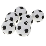 Maxbell 6 Pieces 2.4'' Mini EVA Football Sports Balls Kids Indoor Outdoor Toy White