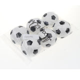 Maxbell 6 Pieces 2.4'' Mini EVA Football Sports Balls Kids Indoor Outdoor Toy White