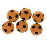 Maxbell 6 Pieces 2.4'' Mini EVA Football Sports Balls Kids Indoor Outdoor Toy Orange