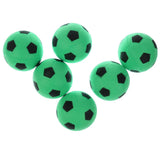 Maxbell 6 Pieces 2.4'' Mini EVA Football Sports Balls Kids Indoor Outdoor Toy Green