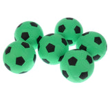 Maxbell 6 Pieces 2.4'' Mini EVA Football Sports Balls Kids Indoor Outdoor Toy Green