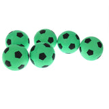 Maxbell 6 Pieces 2.4'' Mini EVA Football Sports Balls Kids Indoor Outdoor Toy Green