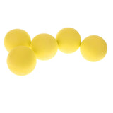 Maxbell 2.5'' EVA Ball Bouncy Balls Soft Foam Balls Pet Kid Toys Pack of 5 Yellow