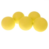 Maxbell 2.5'' EVA Ball Bouncy Balls Soft Foam Balls Pet Kid Toys Pack of 5 Yellow