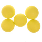 Maxbell 2.5'' EVA Ball Bouncy Balls Soft Foam Balls Pet Kid Toys Pack of 5 Yellow