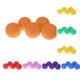 Maxbell 2.5'' EVA Ball Bouncy Balls Soft Foam Balls Pet Kid Toys Pack of 5 Yellow