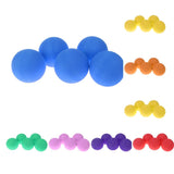 Maxbell 2.5'' EVA Ball Bouncy Balls Soft Foam Balls Pet Kid Toys Pack of 5 Yellow