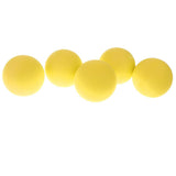 Maxbell 2.5'' EVA Ball Bouncy Balls Soft Foam Balls Pet Kid Toys Pack of 5 Yellow