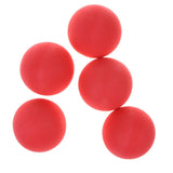 Maxbell 2.5'' EVA Ball Bouncy Balls Soft Foam Balls Pet Kid Toys Pack of 5 Red