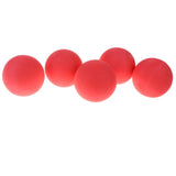 Maxbell 2.5'' EVA Ball Bouncy Balls Soft Foam Balls Pet Kid Toys Pack of 5 Red