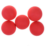 Maxbell 2.5'' EVA Ball Bouncy Balls Soft Foam Balls Pet Kid Toys Pack of 5 Red