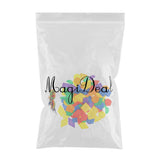 Maxbell Colorful Plastic Geometry Buttons  Threading & Lacing Game Kid Cognition Toy