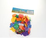 Maxbell Colorful Plastic Geometry Buttons  Threading & Lacing Game Kid Cognition Toy