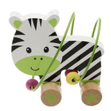 Maxbell Animal Bead Maze Roller Coaster Wooden Educational Circle Toy Baby Zebra