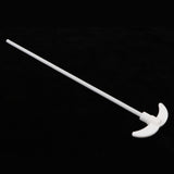 Max PTFE Mixer Stirring Rod for Electric Overhead Stirrer L 350mm Oar Dia 80mm