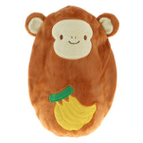 Maxbell Inflatable Plush Animal Tumbler Bell Nodding Doll Developmental Toy Monkey