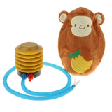 Maxbell Inflatable Plush Animal Tumbler Bell Nodding Doll Developmental Toy Monkey