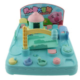 Maxbell Cute Pig Adventure Electronic Track Educational Toy Parent-child Interactive