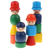 Maxbell DIY Building Block Wooden Assemble Kids Edaucational Toy