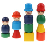 Maxbell DIY Building Block Wooden Assemble Kids Edaucational Toy