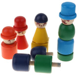 Maxbell DIY Building Block Wooden Assemble Kids Edaucational Toy