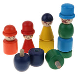 Maxbell DIY Building Block Wooden Assemble Kids Edaucational Toy